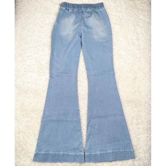 Twelve By OntWelfth High Waisted Super Flare Jean FLAW - Picture 2 of 9